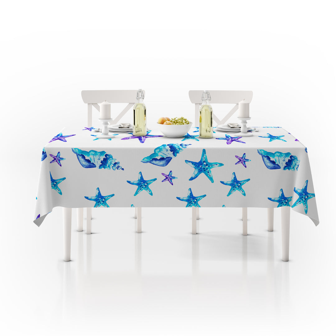 Waterproof Table Cover Starfish&Snail