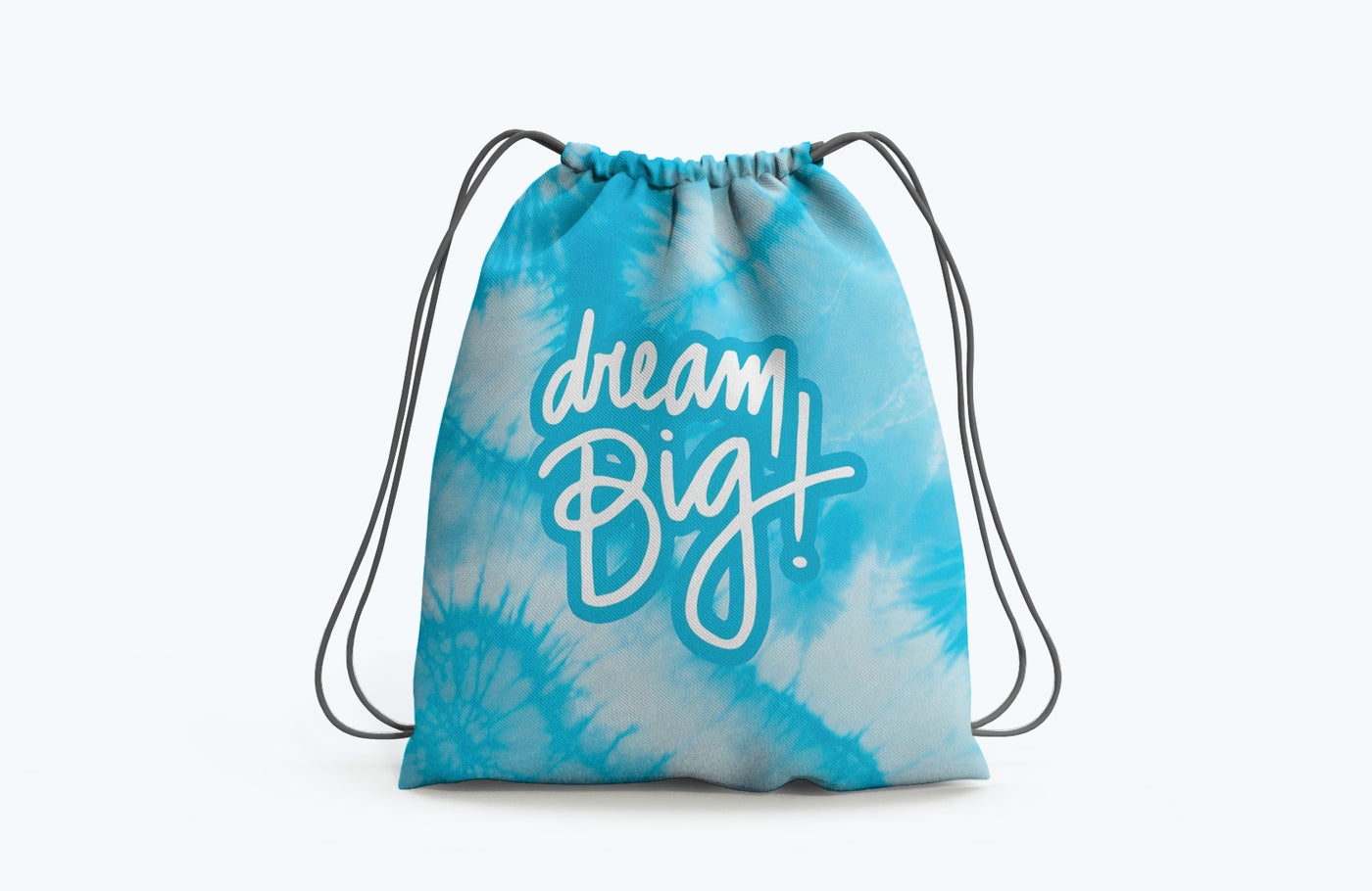 Drawstring Bag with caption Dream Big