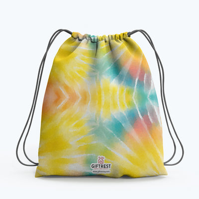 Drawstring Bag with caption Love yourself