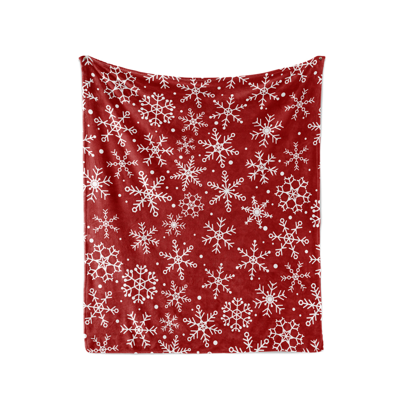 Blanket Snowflake RedxWhite