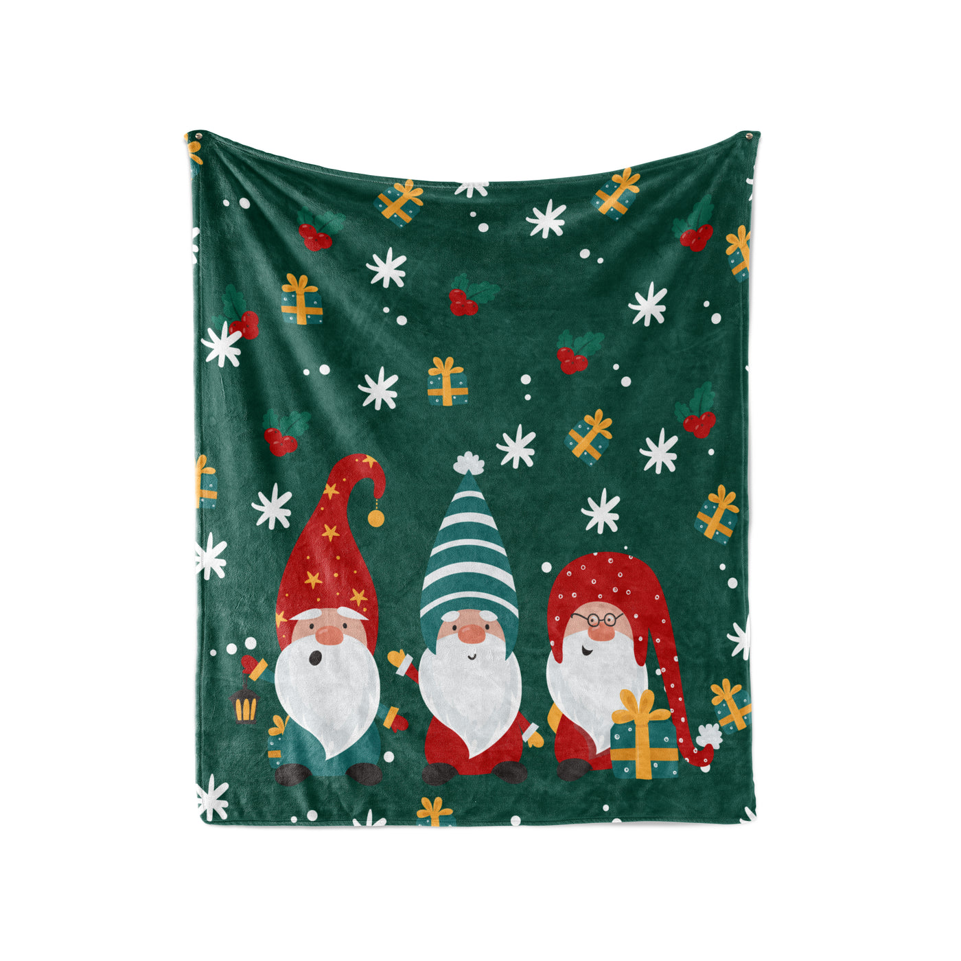 Blanket Three Elfs Green