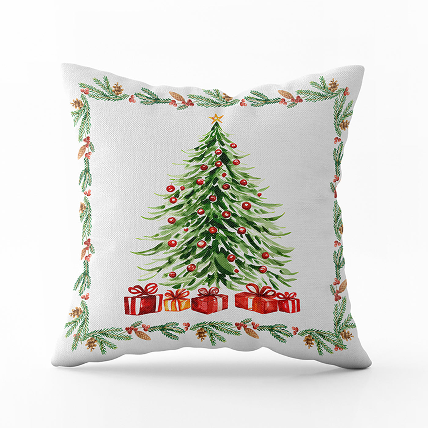 Cushion Vintage Christmas Tree