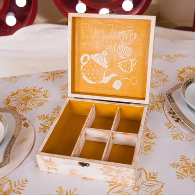 Tea box Golden Snowflake