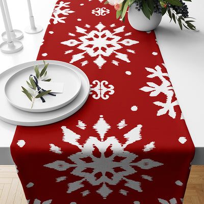 Runner Ikat Snowflake9