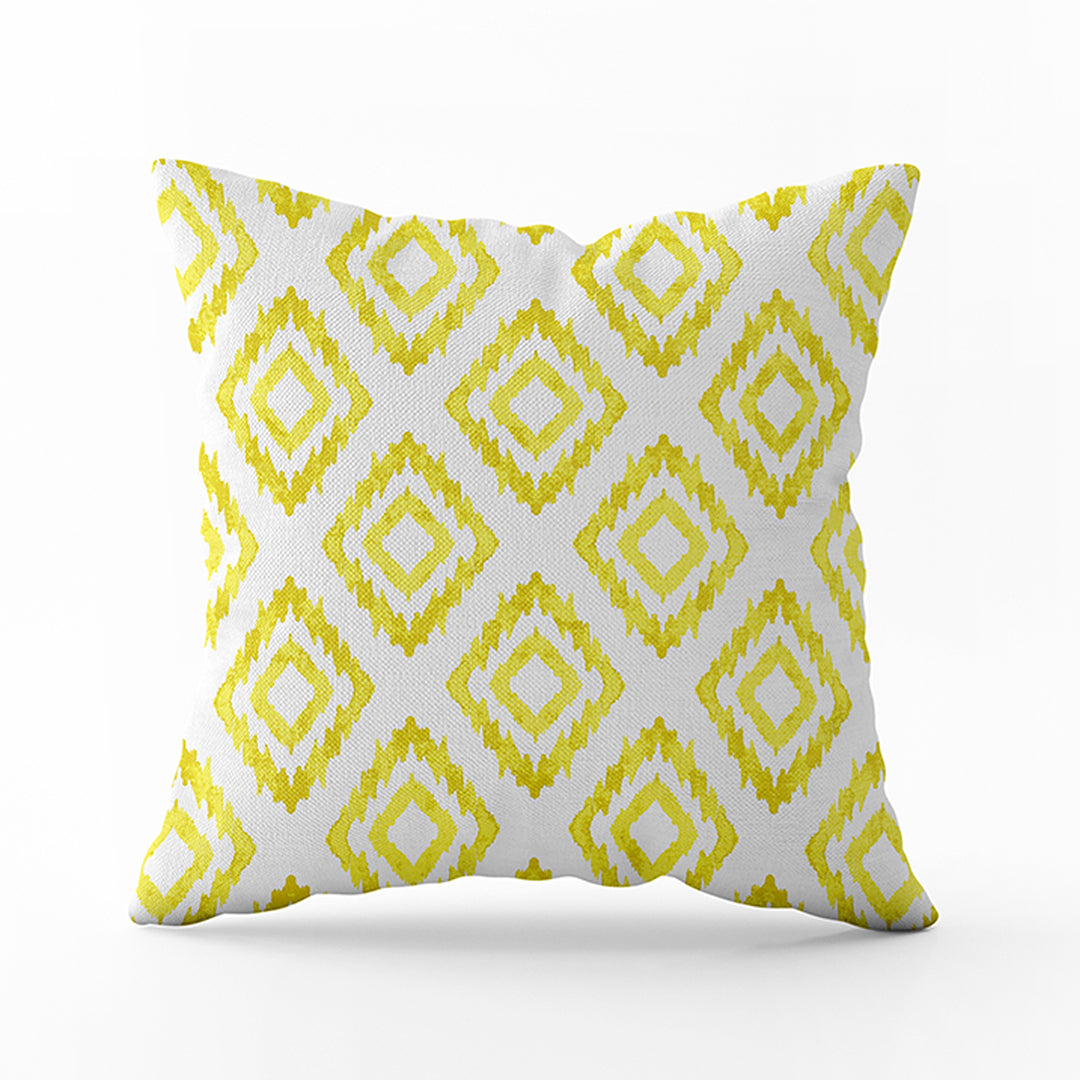 Cushion Ikat Yellow