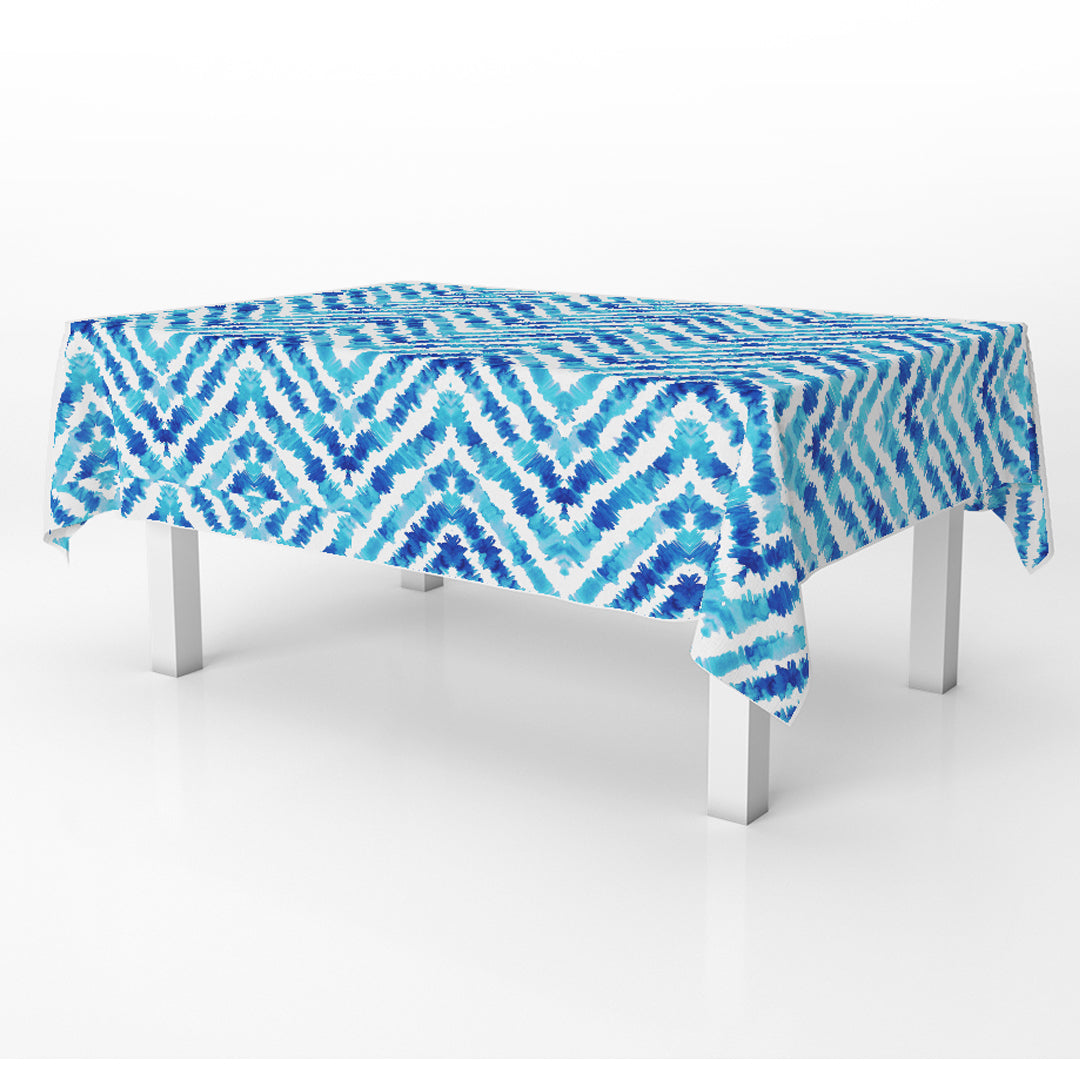 Table Cover Zigzag Blues