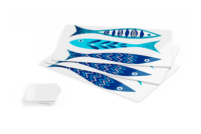 Placemat Santorini Sardines