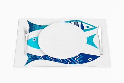 Placemat Santorini Sardines