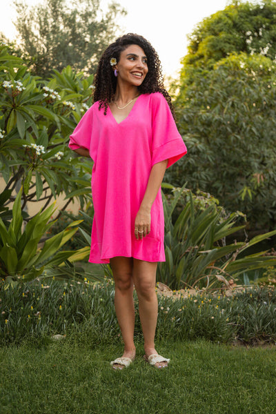 Beach Dress Short Pink