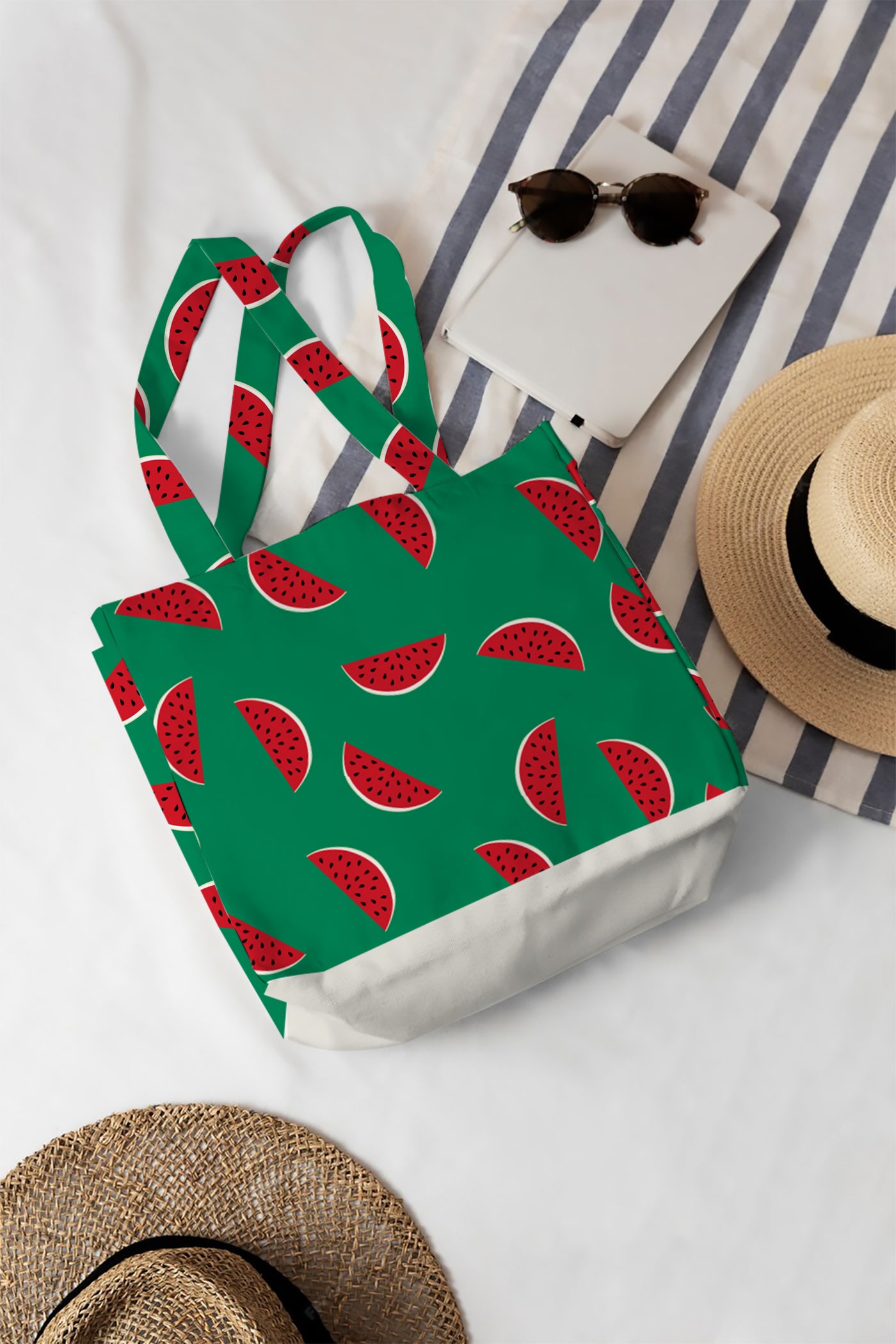 Watermelon Watnts Freedom Beach Bag