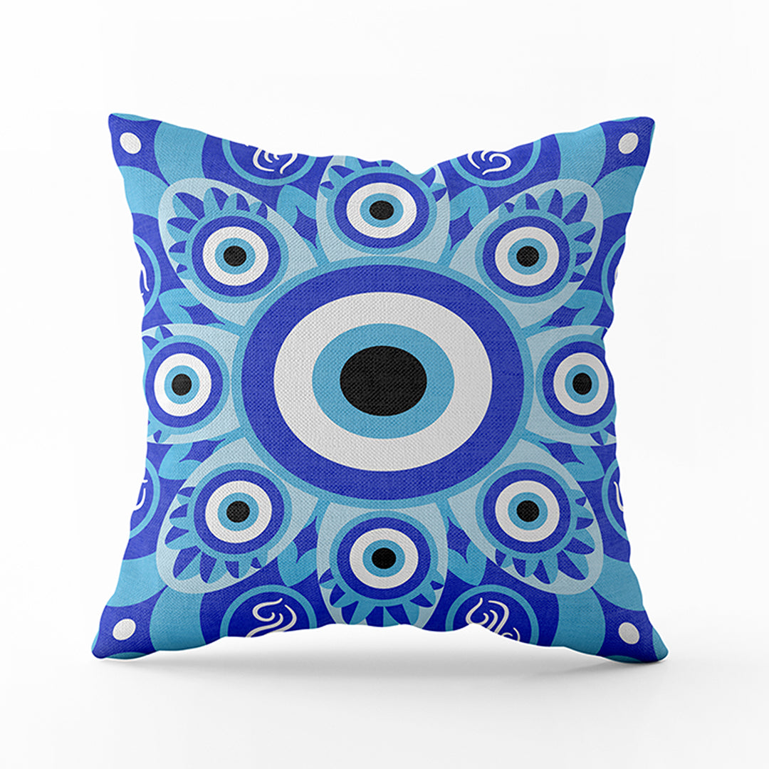 Cushion Evil Eye pattern