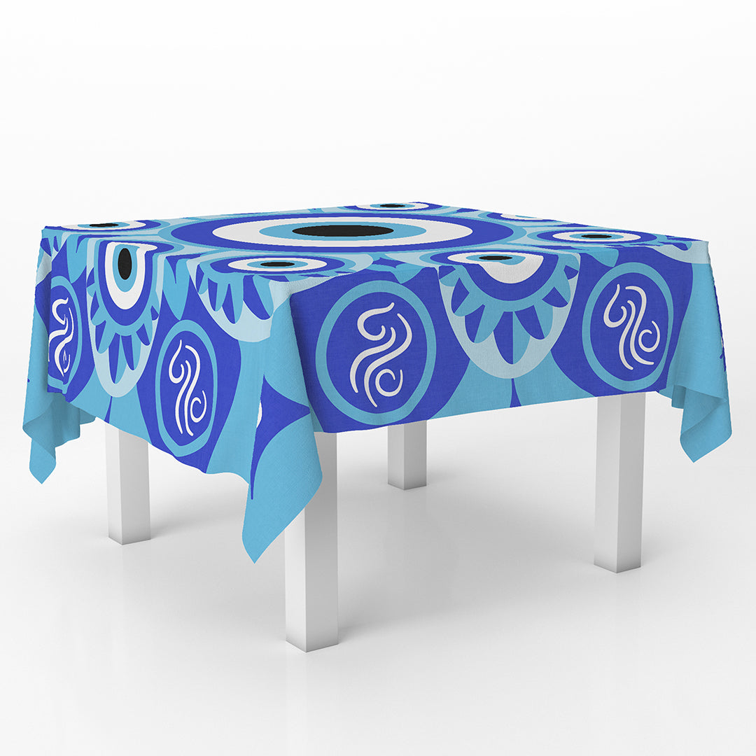 Table Cover Evil Eye pattern