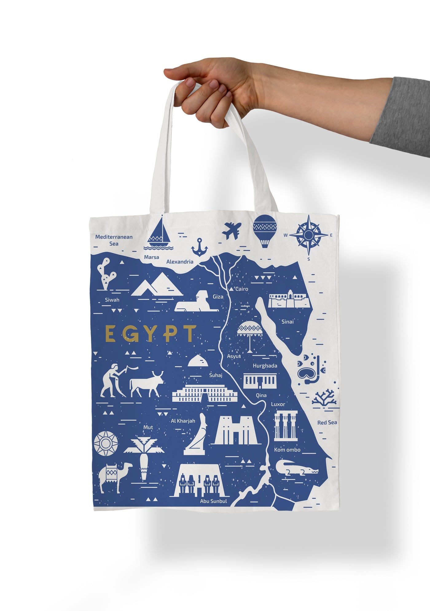 Tote bag  The Old Map