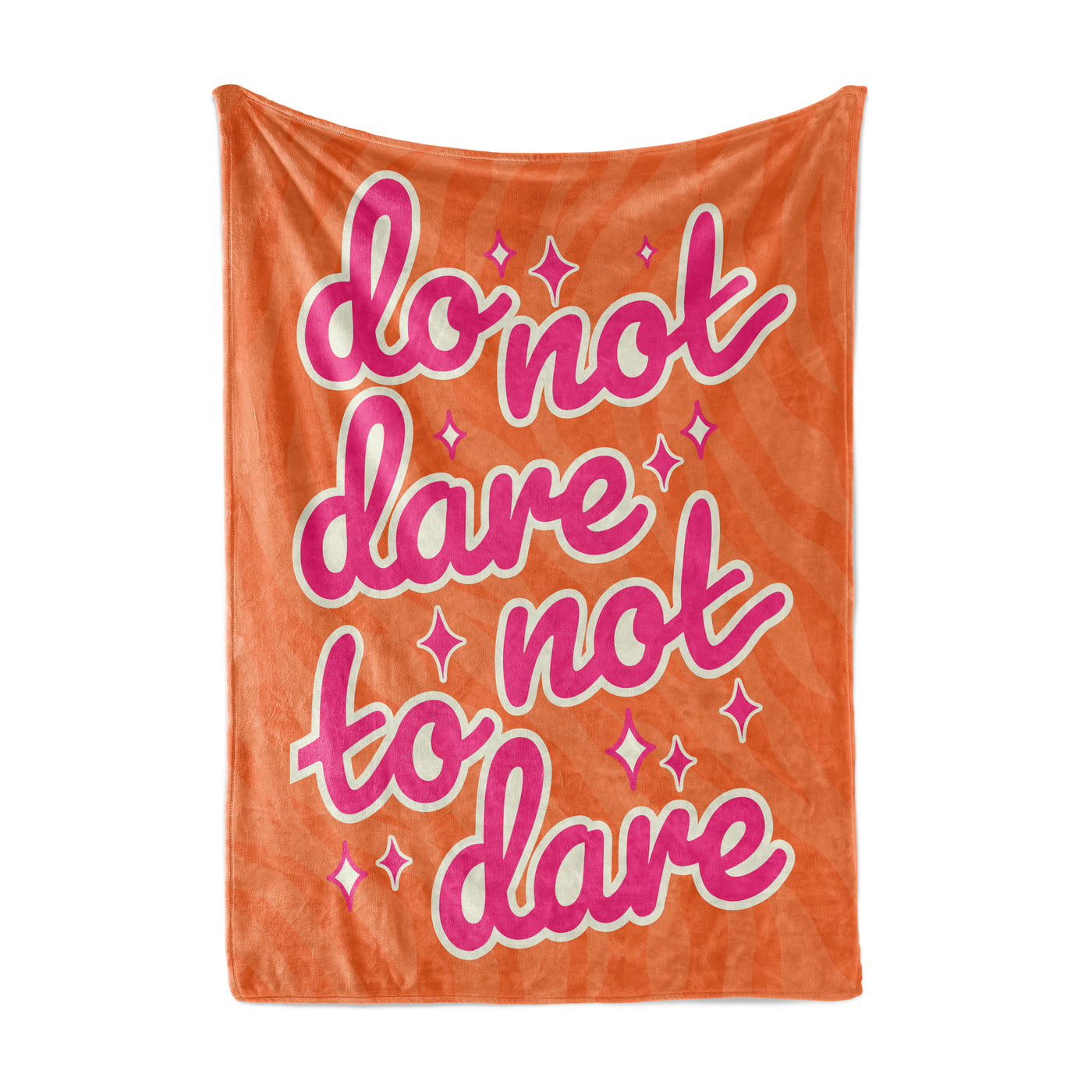 Throw Blanket with Fur don’t dare not to dare