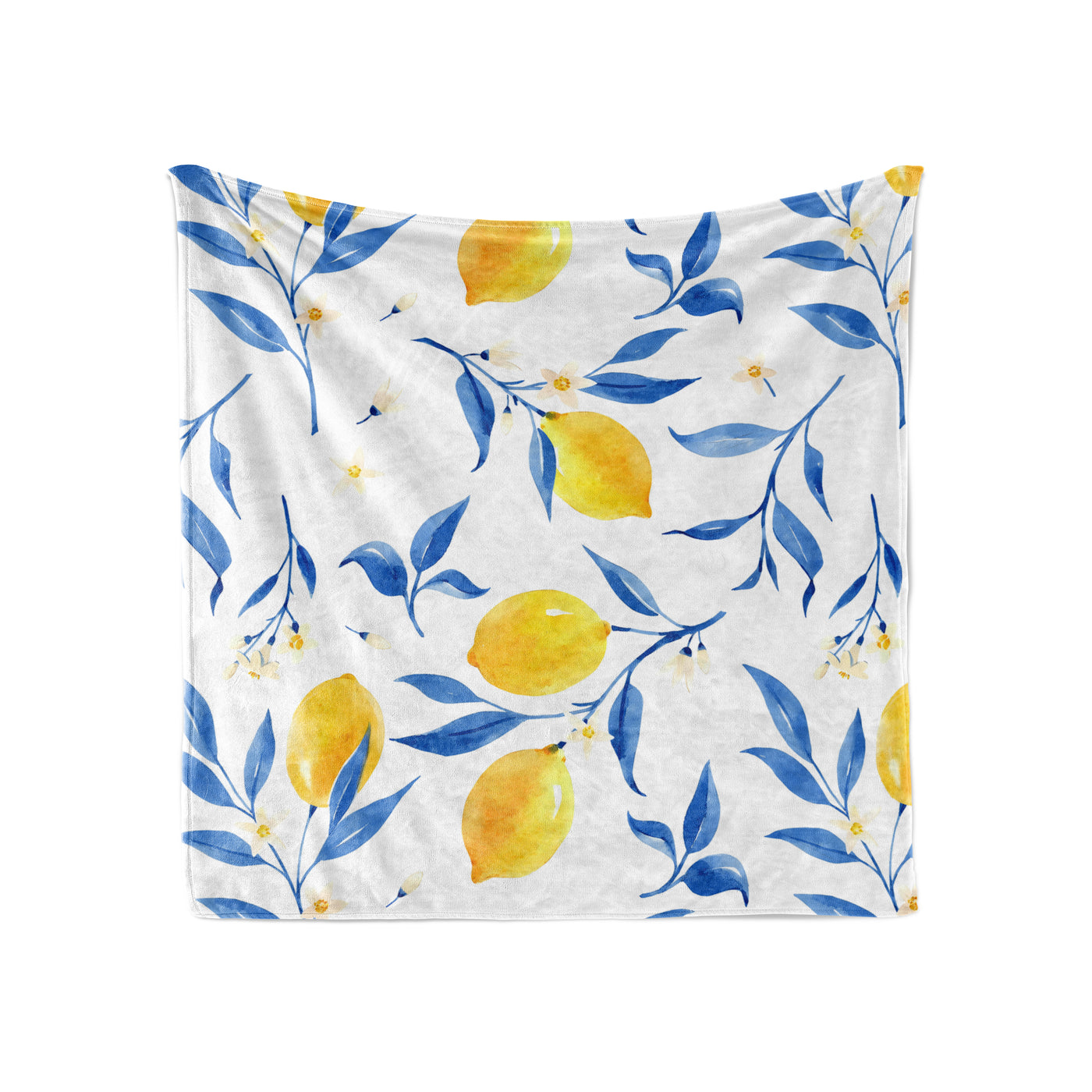 Set Of Three Towels With Lemon Prints