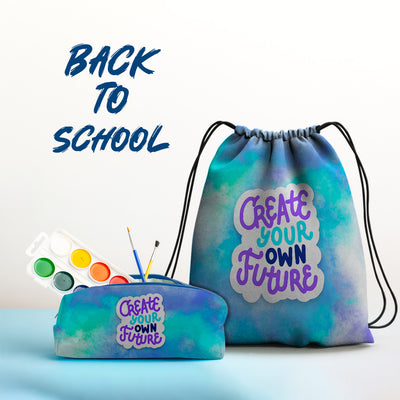 Drawstring Bag with caption Create your own Future