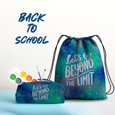 Pencil Case with caption Let’s Go Beyond the Limit