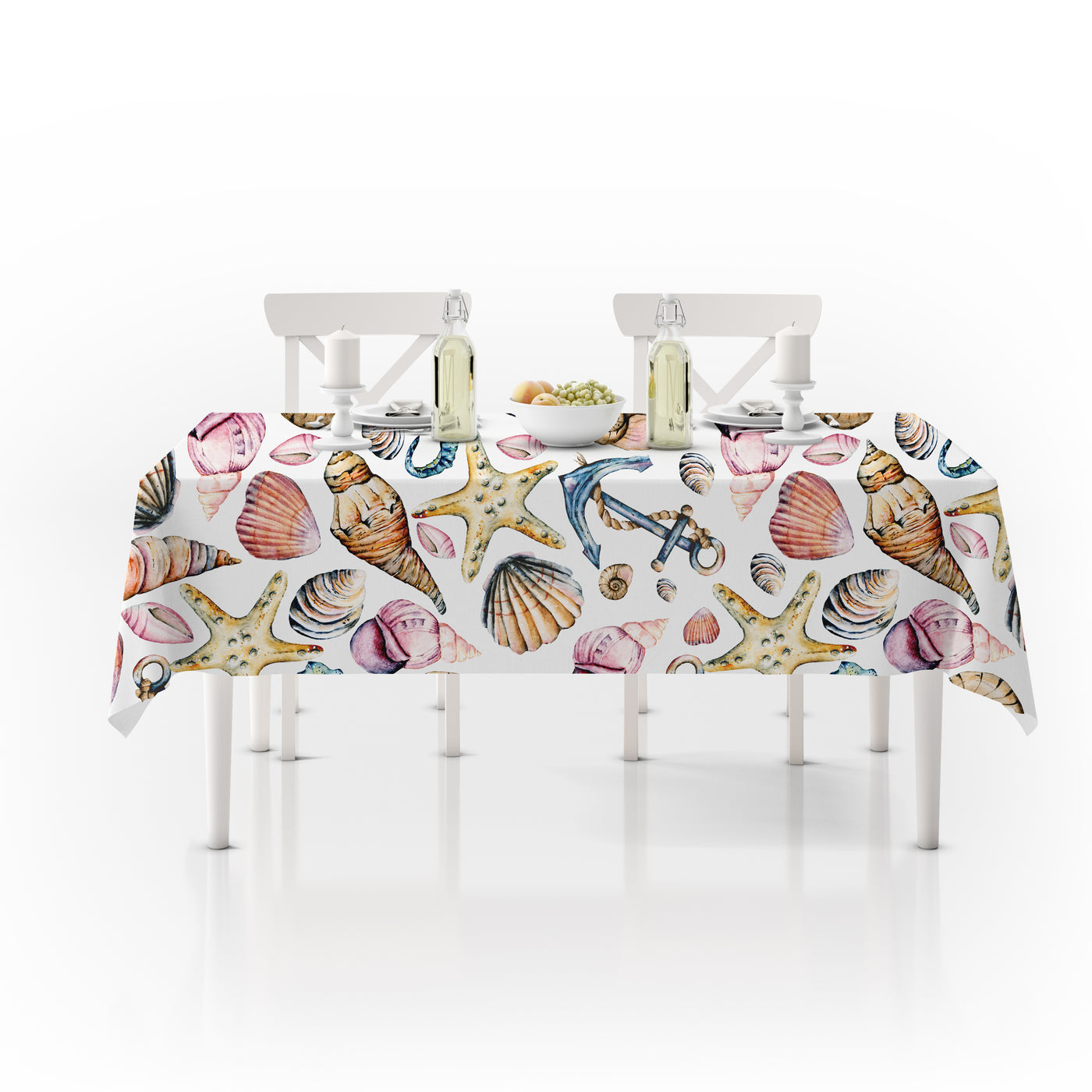 Waterproof Table Cover Sea Creatures