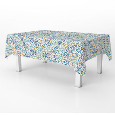 Table Cover Floral Mandala Gold