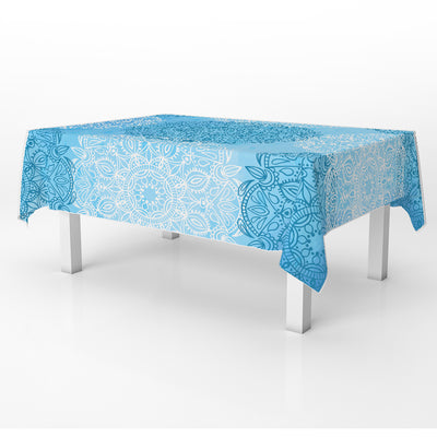 Table Cover Mandala Blue