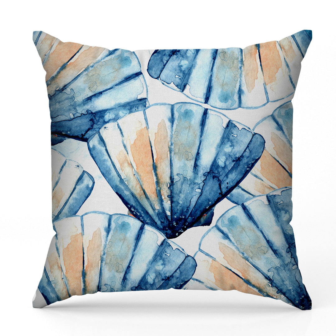 Cushion The Blue Sea Shell