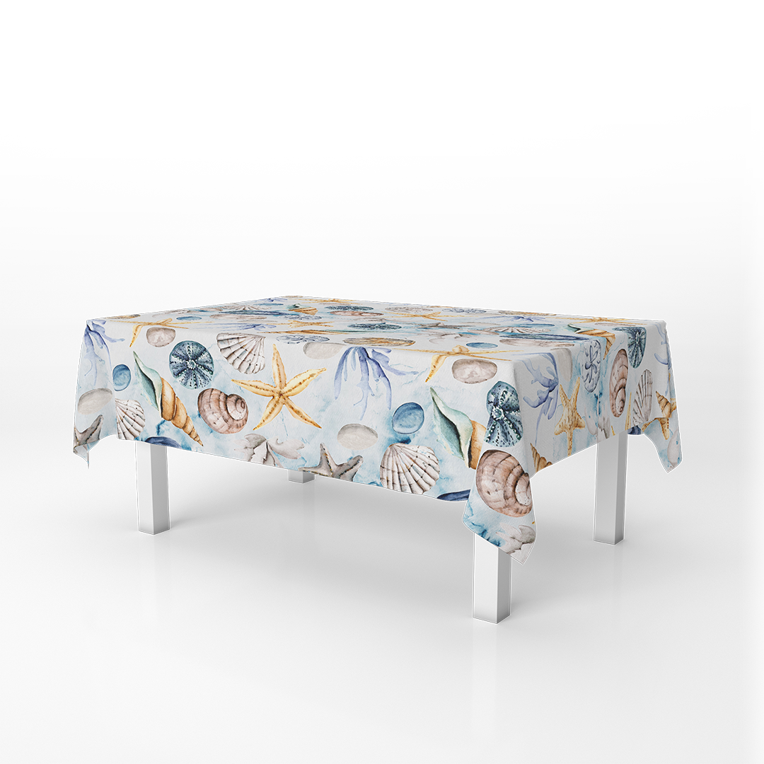 Table Cover Blue Deep Sea