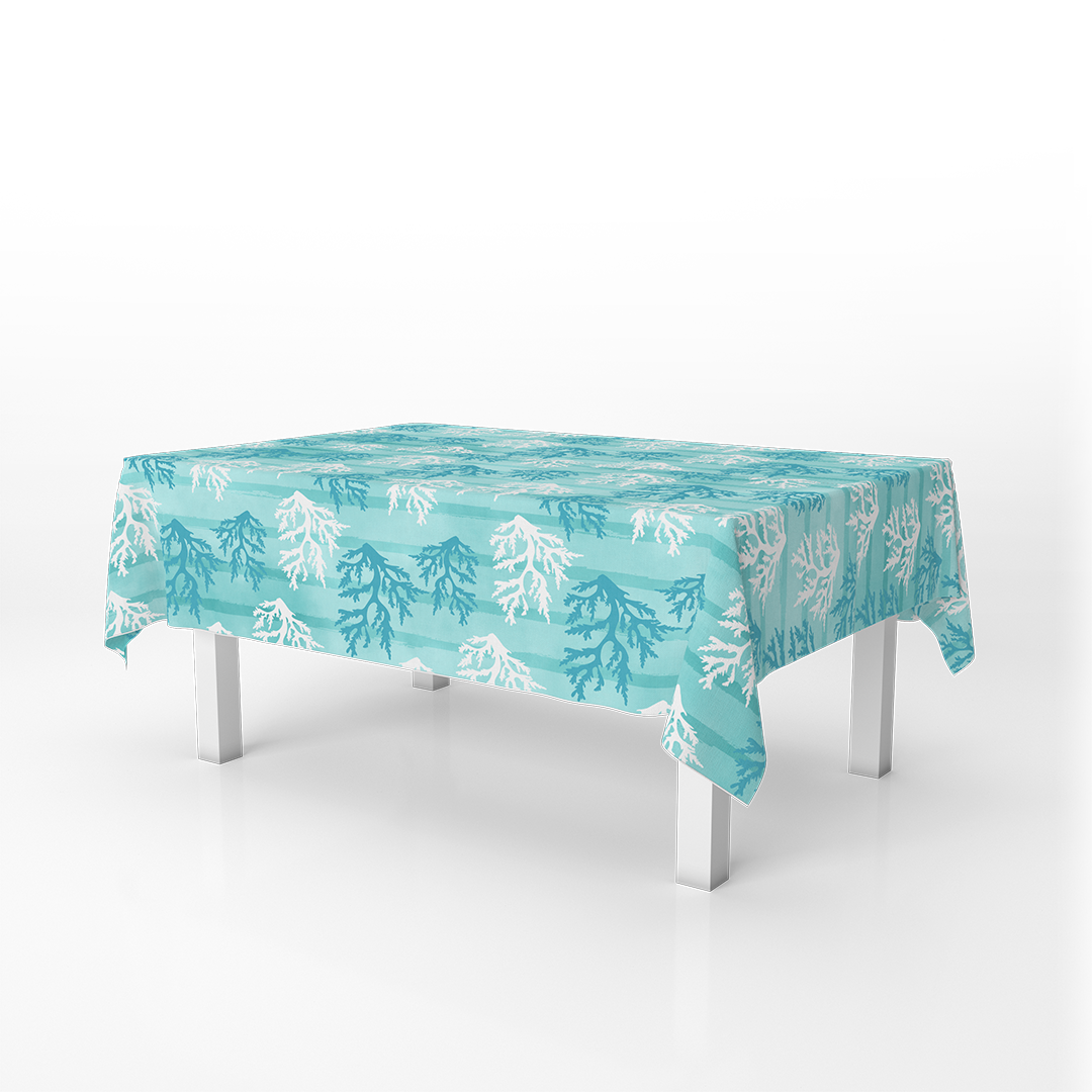 Table Cover The Blue Corals