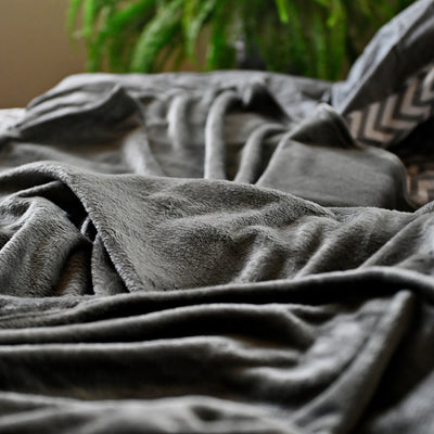 Throw Blanket French Gray