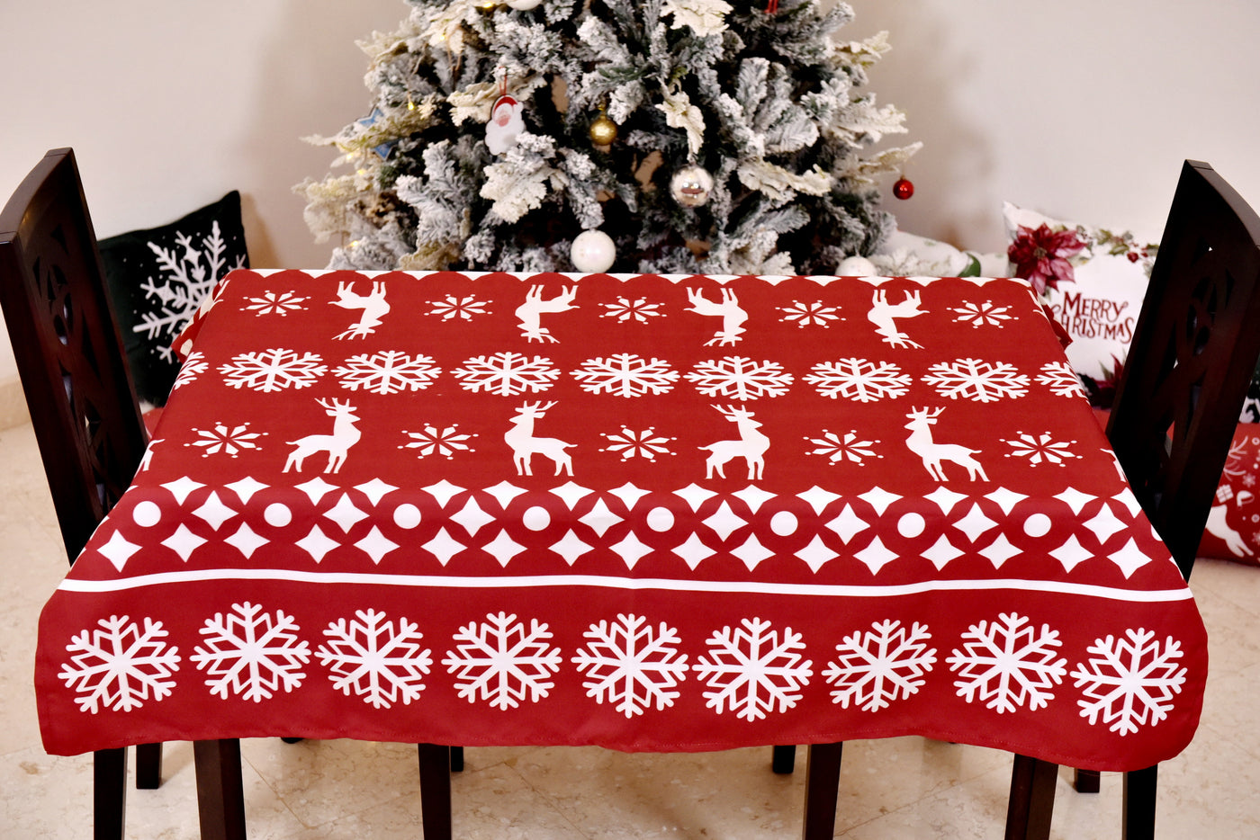 Squared Table Cover Deer