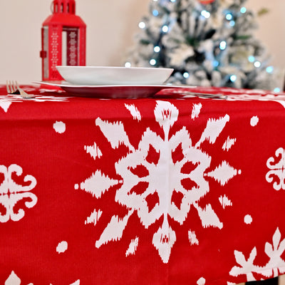 Table Cover The Ikat Snowflake