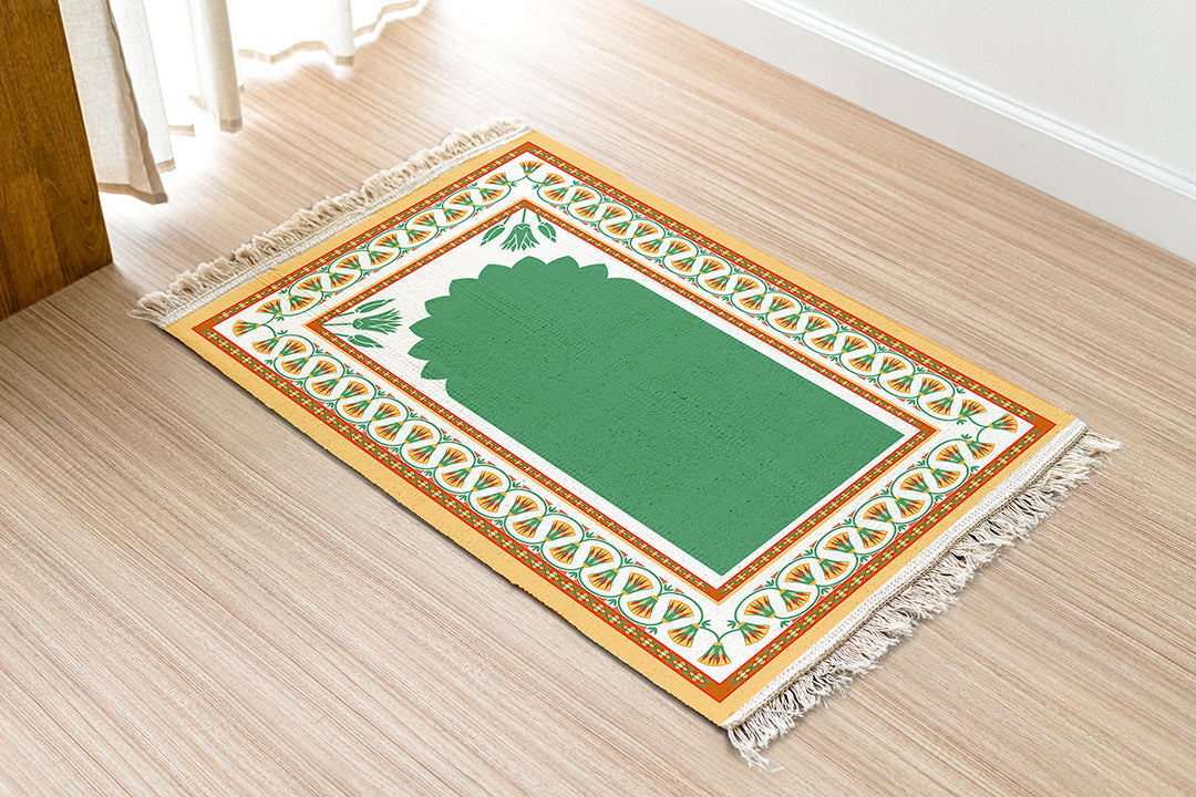 The Egyptian Lotus Prayer Rug