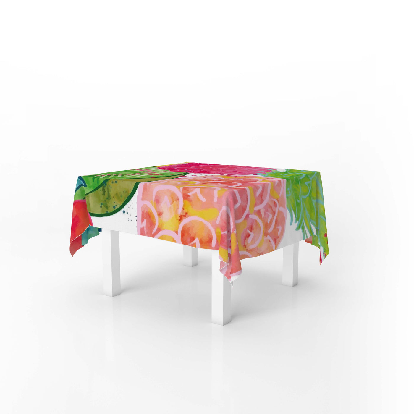 Squared Tropical Fruit Table Cover