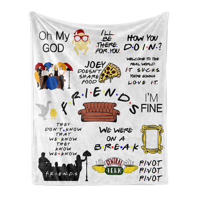 Throw Blanket Friends Famous Quotes