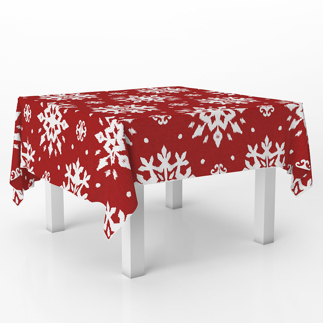 Table Cover The Ikat Snowflake