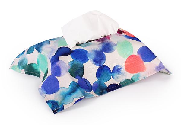 Tissue Holder Colorful Dots